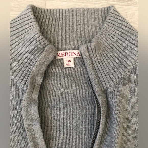 Men’s Full-Zip Collar Pocket Cardigan Sweater Jacket - Picture 7 of 16